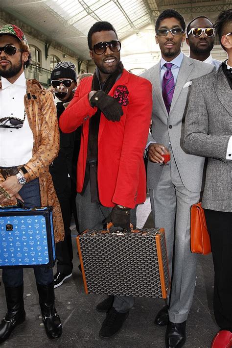 rappers wearing goyard|kanye beckham goyard.